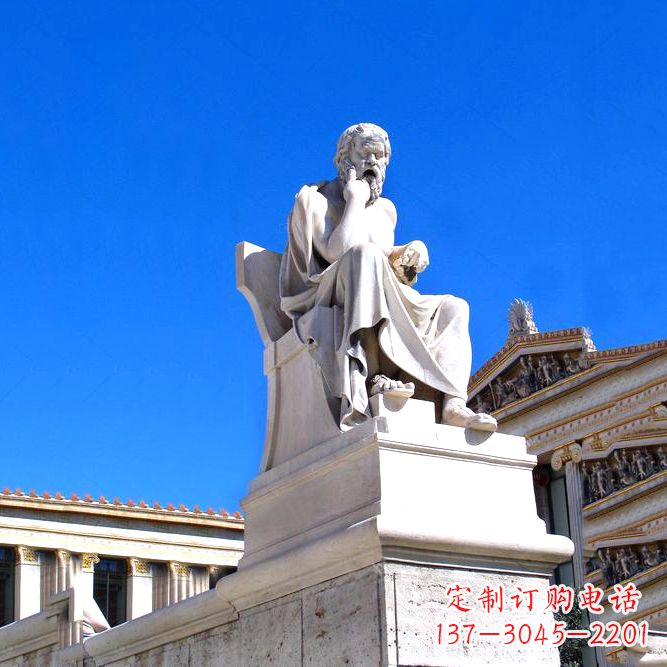 安徽柏拉图大理石景观雕塑——完美融合现代城市文化与古典艺术