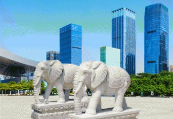 安徽公石雕大象