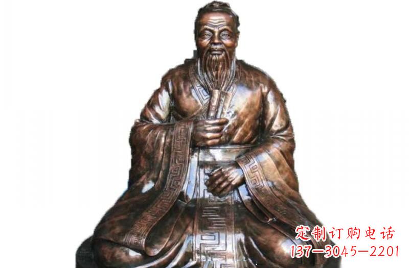 安徽玻璃钢古代名人孔子雕像