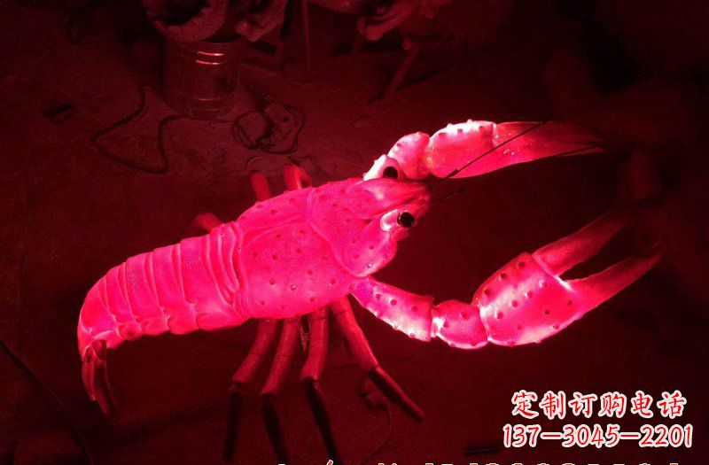 安徽玻璃钢龙虾雕塑
