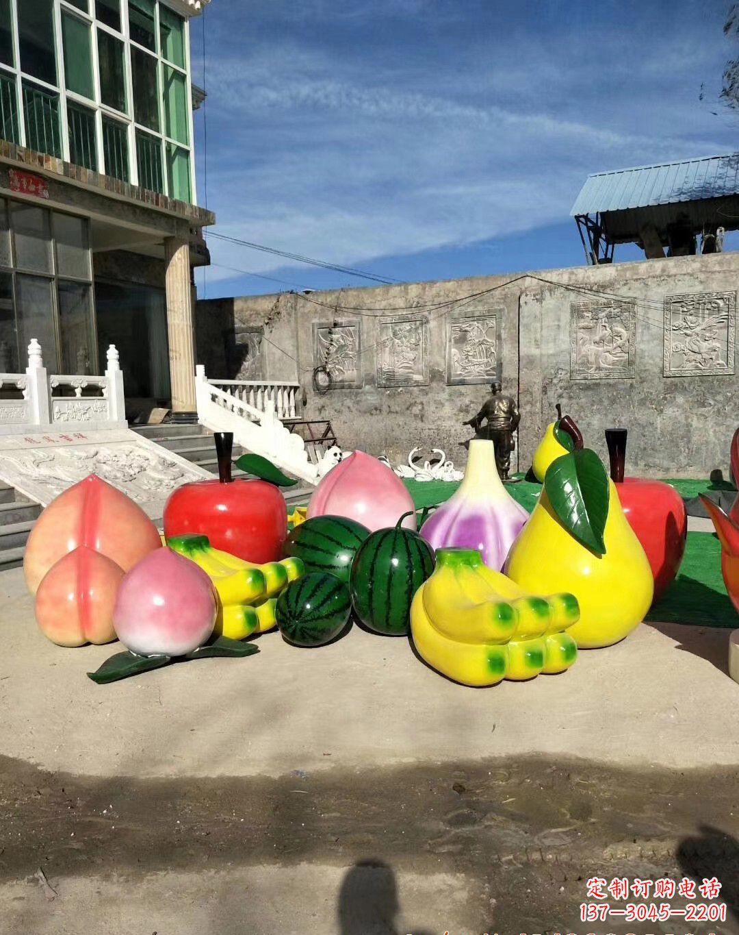 安徽玻璃钢水果景观雕塑