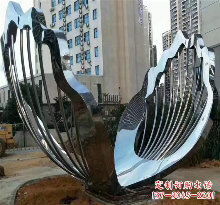 安徽不锈钢贝壳雕塑艺术与自然的完美结合