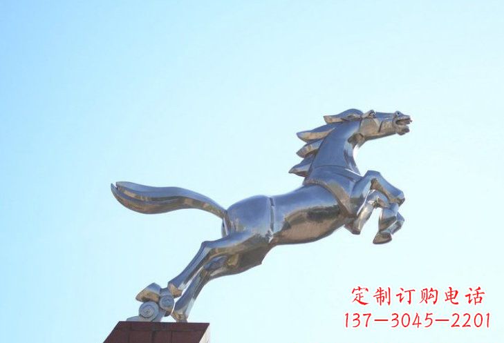 安徽不锈钢奔马雕塑