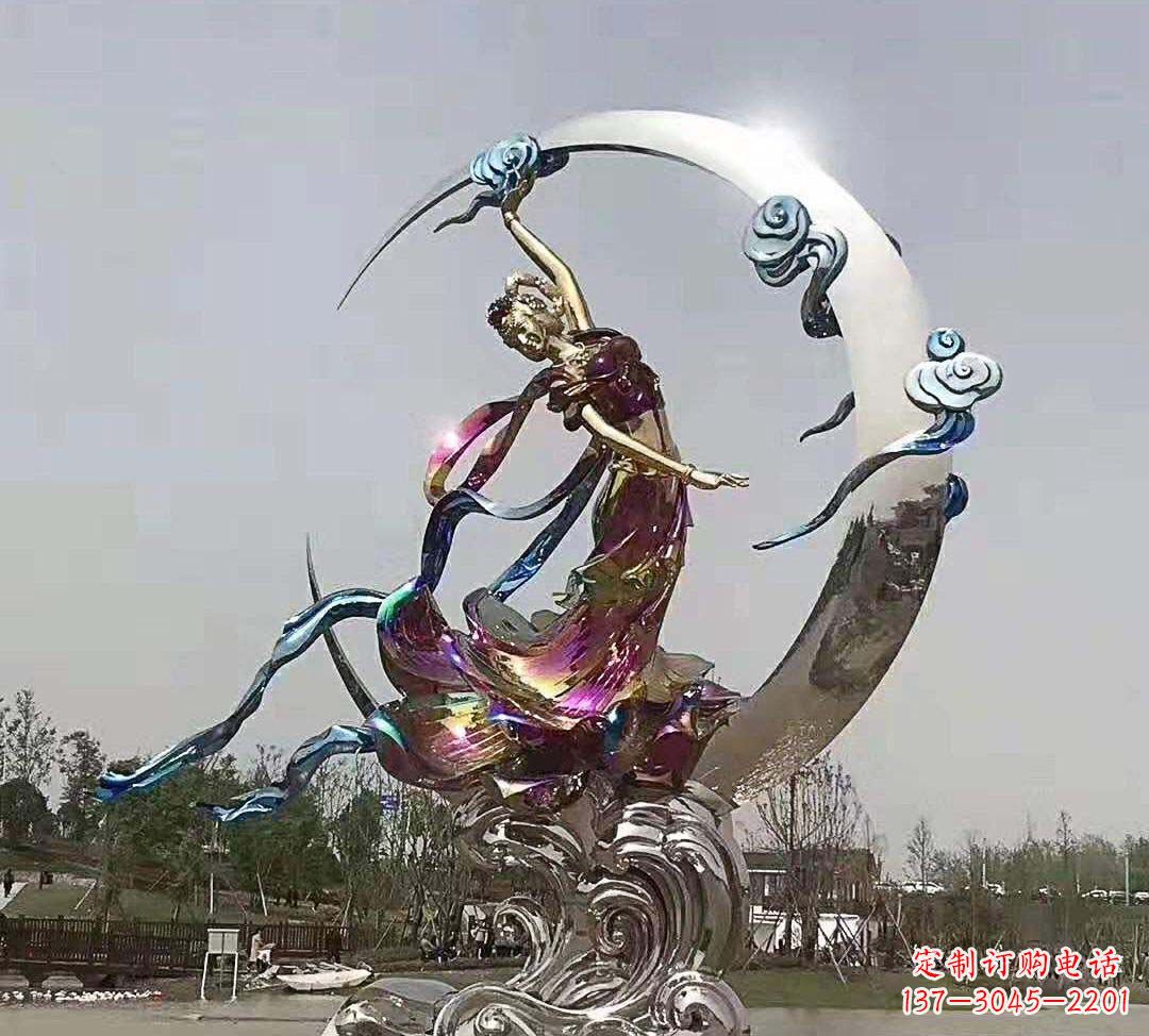 安徽不锈钢嫦娥奔月雕塑