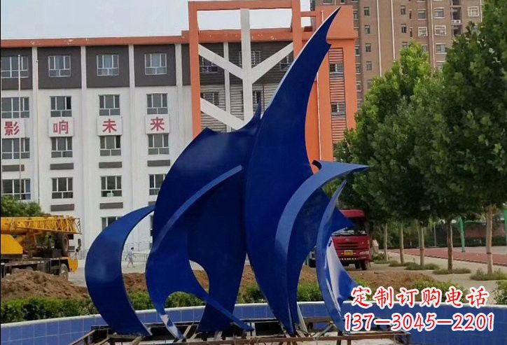 安徽不锈钢抽象船帆雕塑