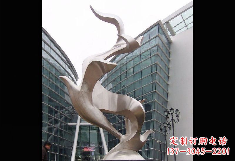 安徽精美的不锈钢大雁雕塑