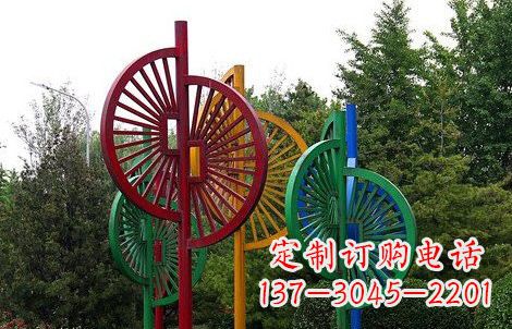 安徽不锈钢抽象风车雕塑