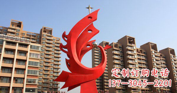 安徽凤凰灿烂的不锈钢雕塑