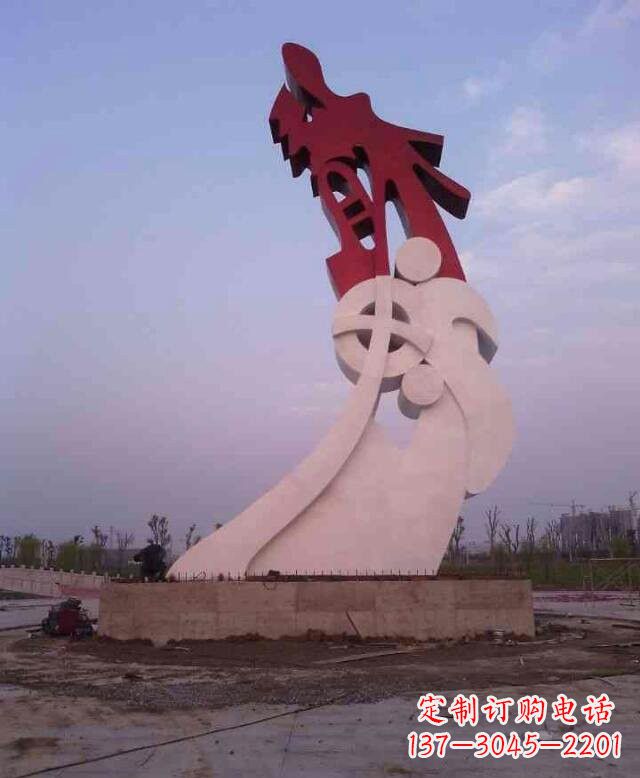 安徽不锈钢龙雕塑点亮龙城市景观