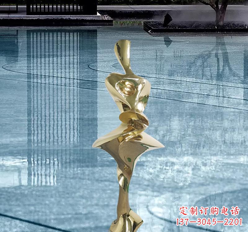 安徽不锈钢抽象人体雕塑