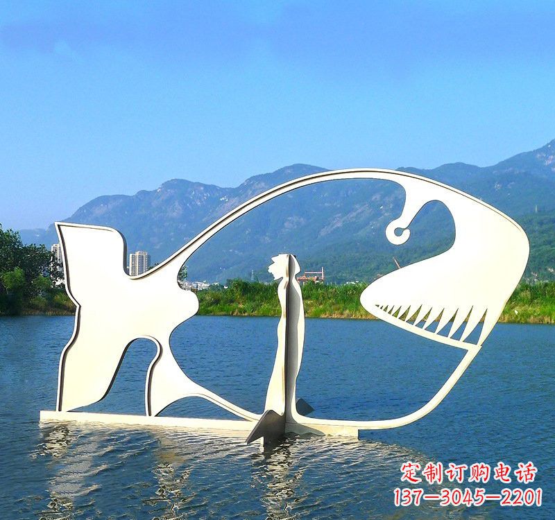 安徽精美的不锈钢大型鲸鱼雕塑