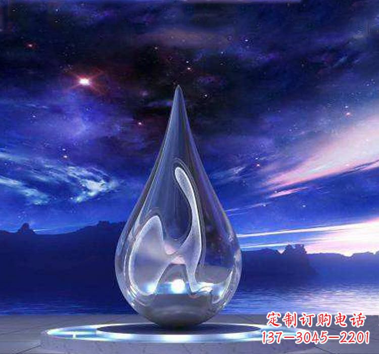 安徽不锈钢大型水滴雕塑极致的审美艺术