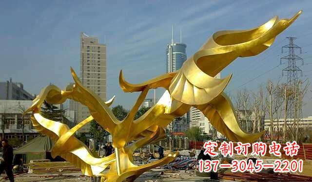 安徽不锈钢大雁雕塑——一件传承中华文化的艺术杰作