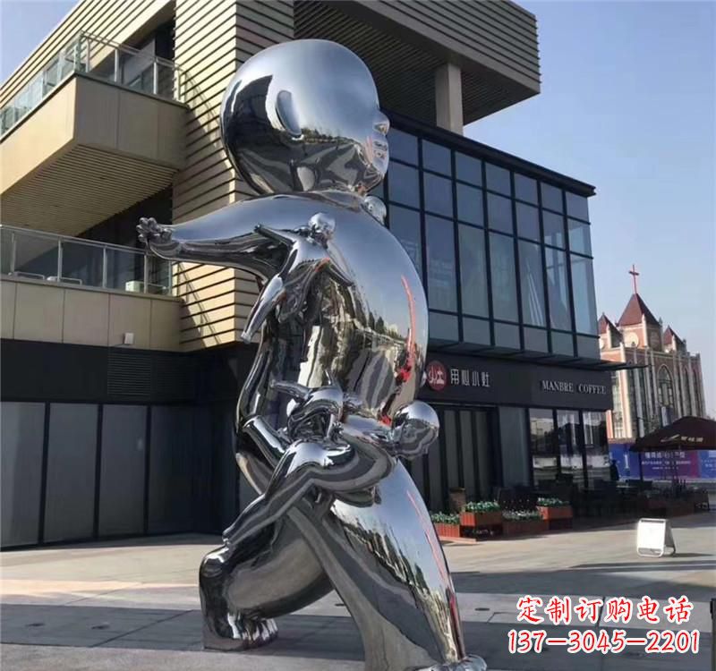 安徽不锈钢儿童雕塑精致的艺术之作