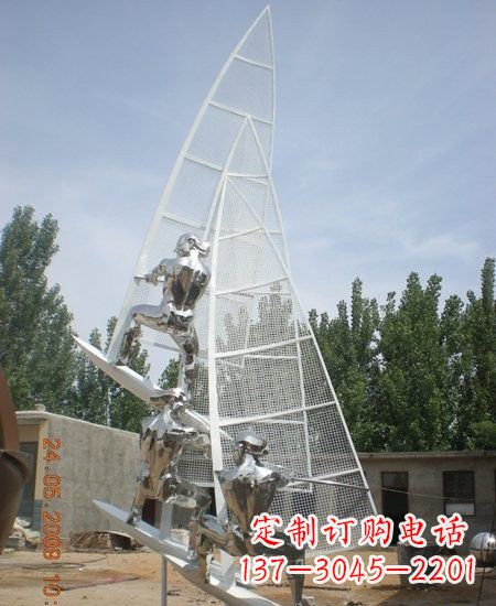 安徽不锈钢帆船雕塑