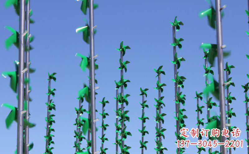 安徽不锈钢风车雕塑灵动而又精致