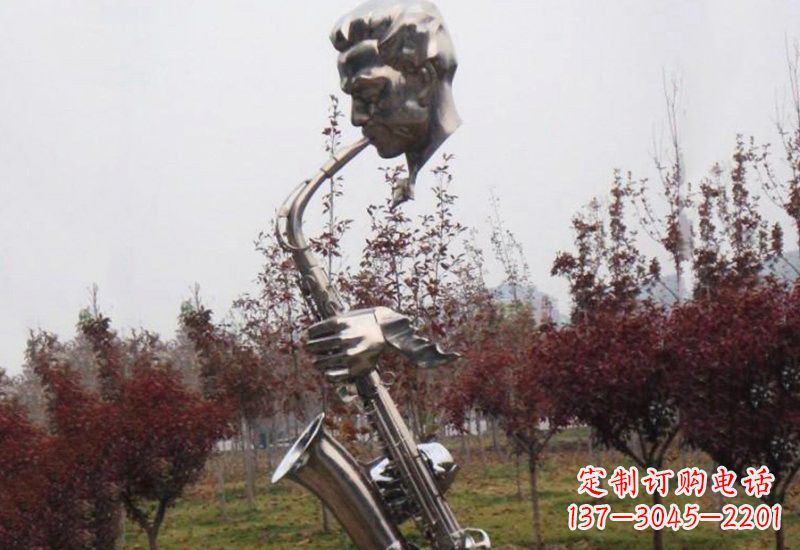 安徽不锈钢萨克斯雕塑艺术与音乐的结合