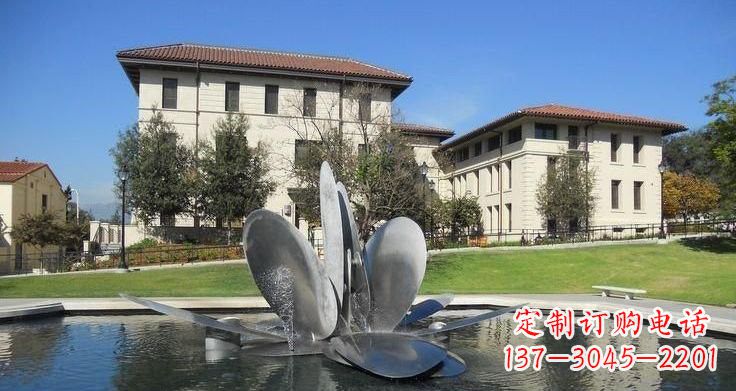 安徽不锈钢喷泉雕塑——美的象征