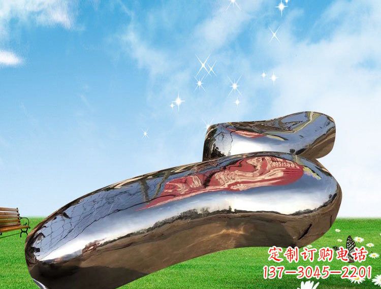 安徽精美的不锈钢鹅卵石雕塑