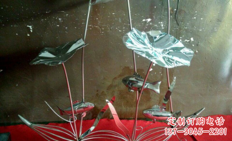 安徽不锈钢荷花雕塑