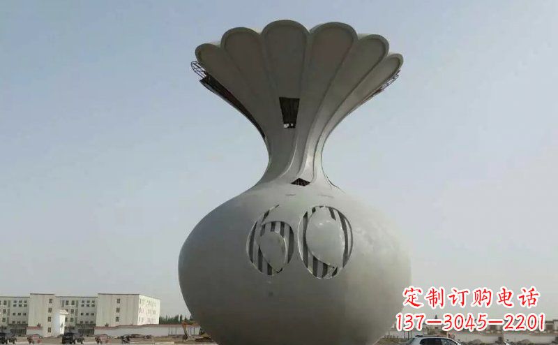 安徽不锈钢花篮雕塑精美绝伦