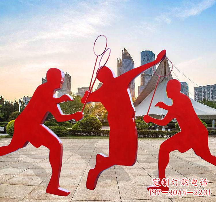 安徽不锈钢羽毛球雕塑艺术与运动的完美结合