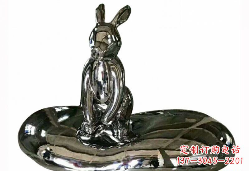 安徽不锈钢兔子雕塑