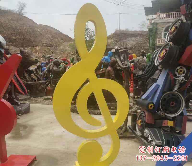 安徽不锈钢音符雕塑美丽而持久的艺术