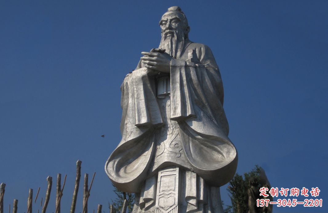 安徽不锈钢孔子人物雕塑——传承中华文化的精神象征