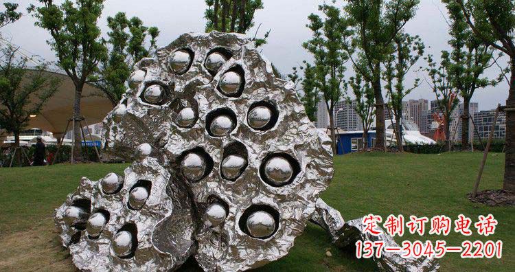 安徽不锈钢莲蓬精美雕塑铸就华丽景观