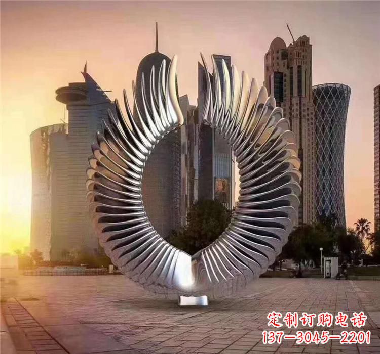 安徽不锈钢喷泉雕塑灵动的艺术美学