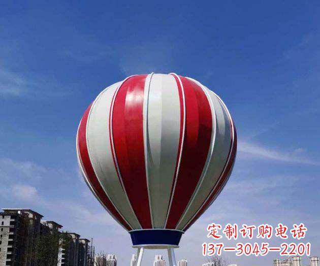 安徽不锈钢热气球雕塑给景观增添精彩