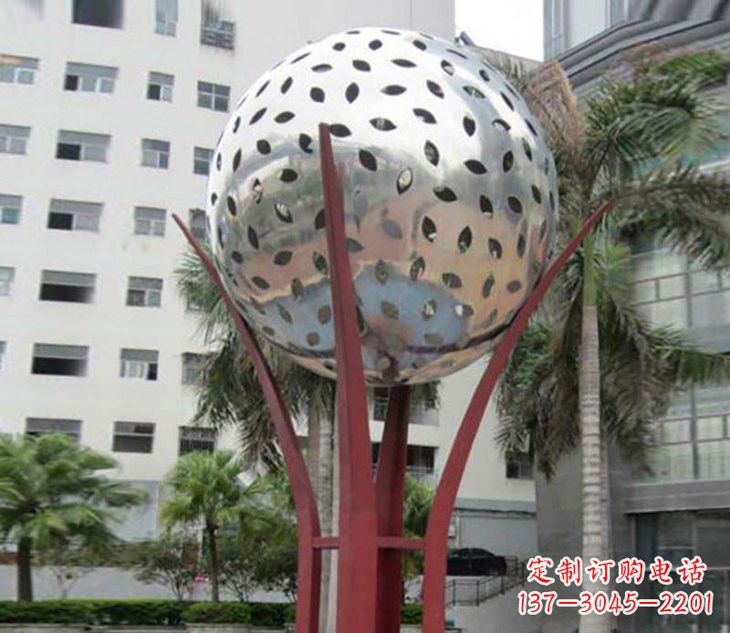 安徽镂空树叶雕塑——给校园景观增添灵动之美