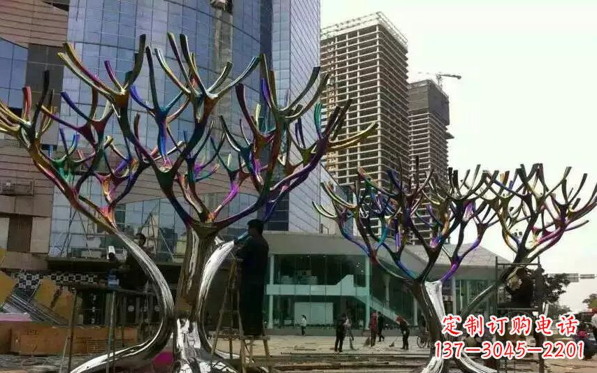 安徽不锈钢树枝景观雕塑
