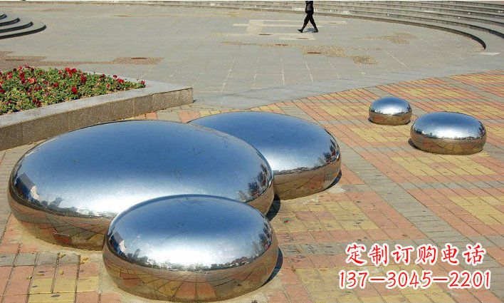 安徽不锈钢水滴雕塑艺术与美的完美结合