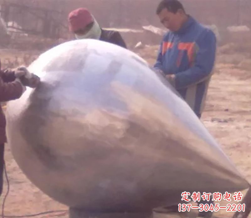 安徽不锈钢水滴雕塑精致美丽的艺术品