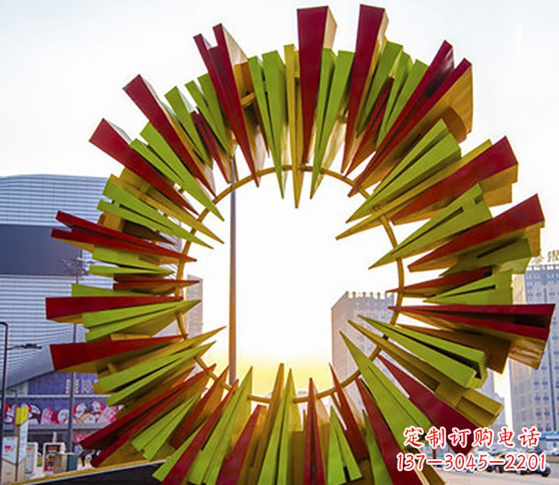 安徽绚烂太阳,精美不锈钢太阳花雕塑