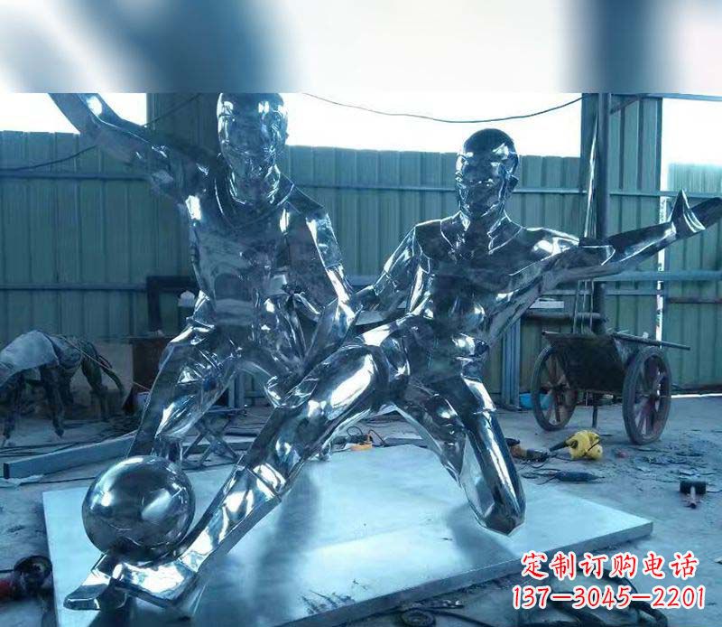 安徽不锈钢足球雕塑精美的足球景观