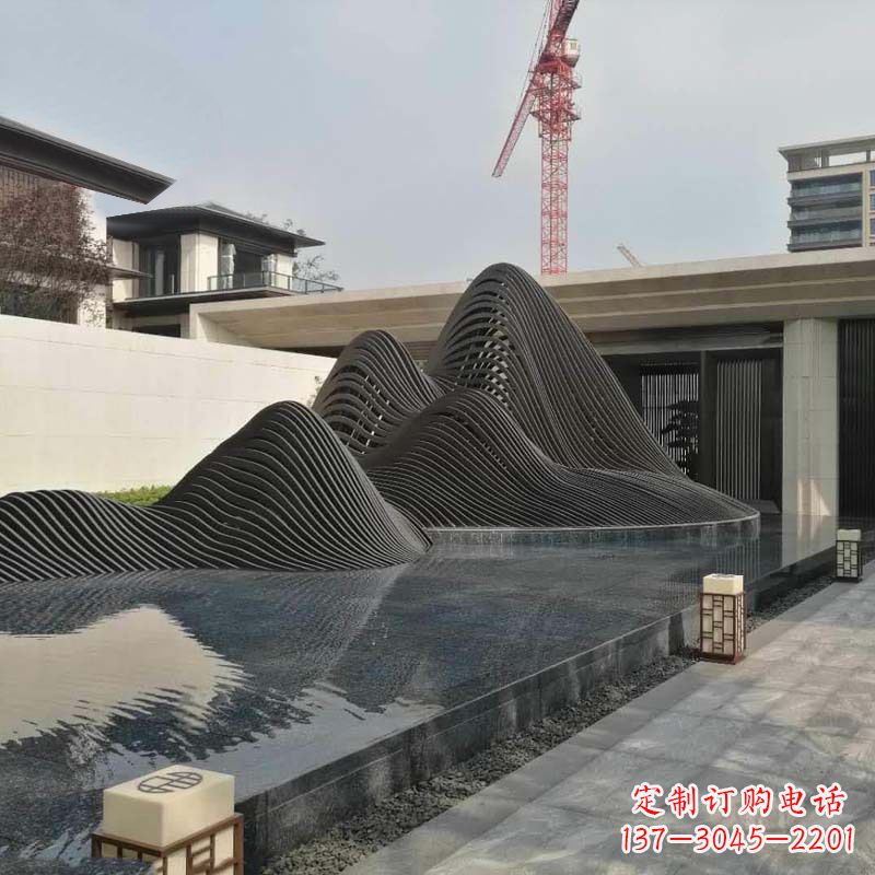 安徽不锈钢铁艺假山艺术性的美化