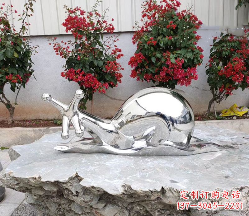 安徽不锈钢蜗牛雕塑精致细腻的艺术之美