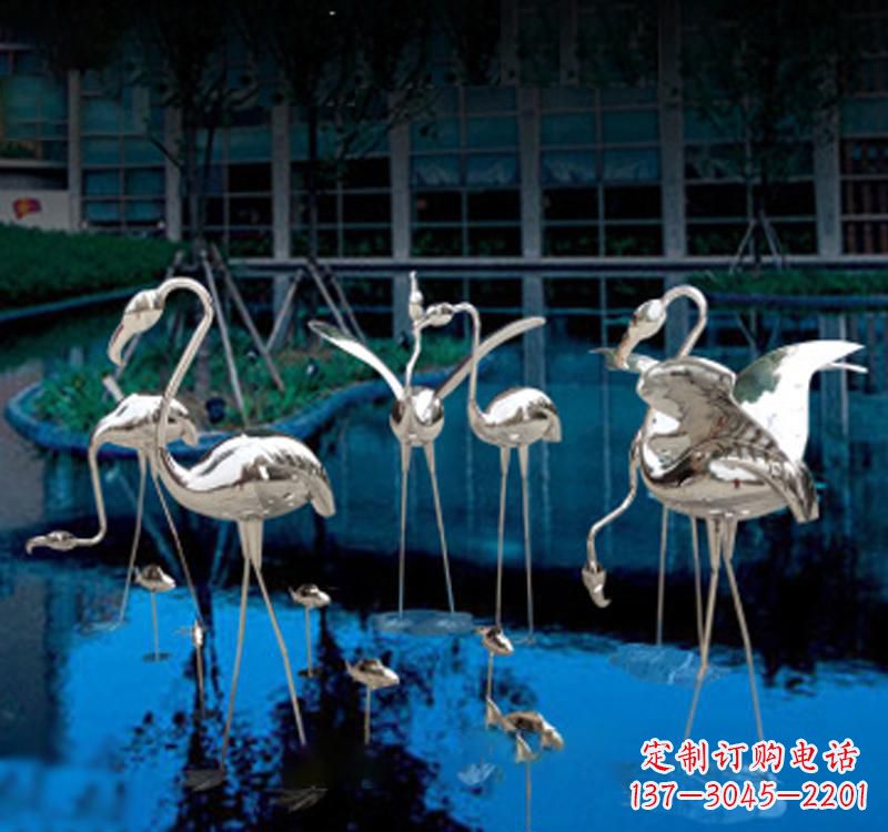 安徽不锈钢仙鹤雕塑汇聚自然之美
