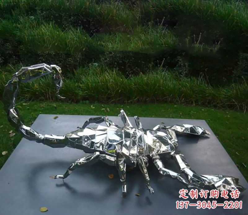 安徽不锈钢蝎子雕塑精致且充满魅力