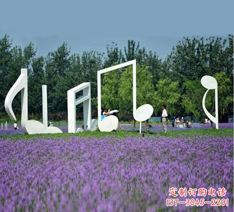 安徽不锈钢音符雕塑音乐与艺术的完美结合