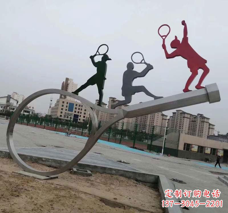 安徽不锈钢羽毛球雕塑精美的艺术装点