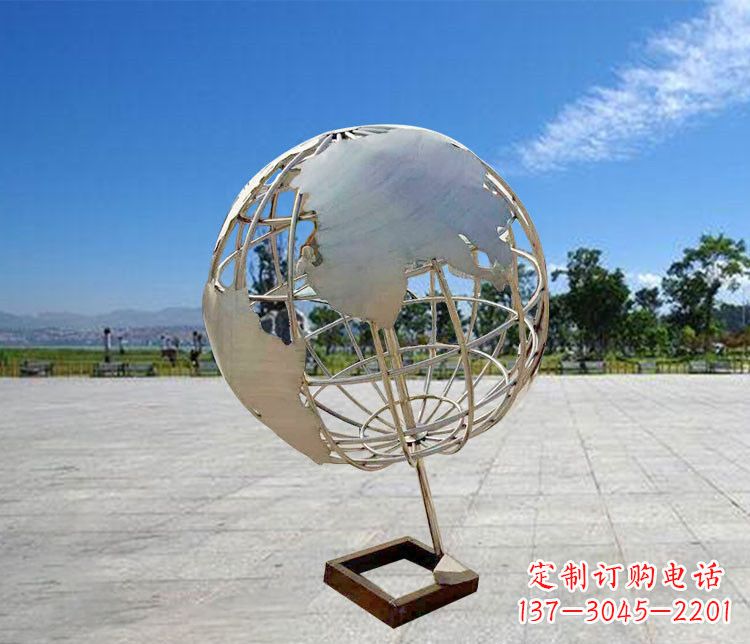 安徽神奇的不锈钢地球仪雕塑