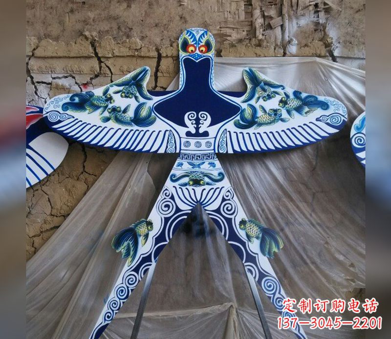 安徽不锈钢蜘蛛侠风筝雕塑的象征