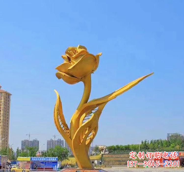 安徽精美不锈钢紫荆花雕塑