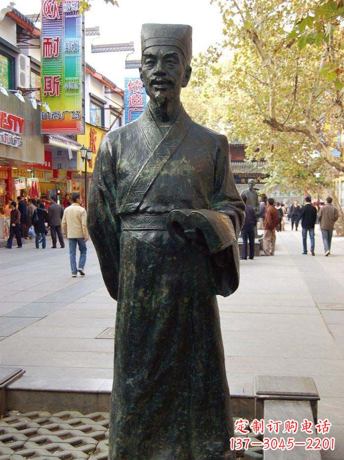 安徽李时珍铜雕传承中华文化的经典作品