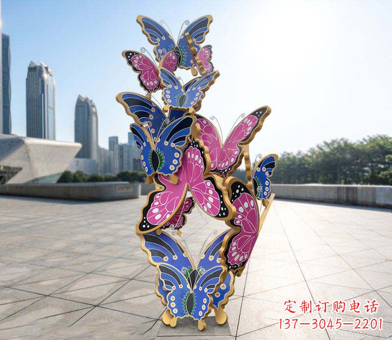 安徽不锈钢蝴蝶雕塑美丽的艺术诠释