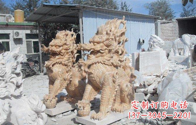 安徽麒麟石雕一个具有传统文化精髓的艺术品